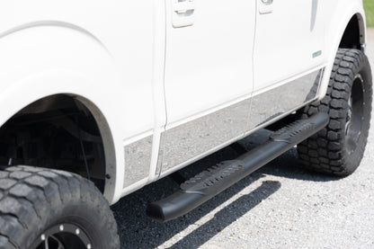 OVAL NERF STEP CREW CAB | BLACK | FORD F-150 2WD/4WD (2009-2014)