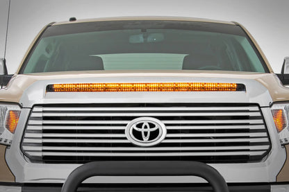 LED LIGHT KIT HOOD BULGE | 40" WHITE/AMBER STRIP | TOYOTA TUNDRA (14-21)