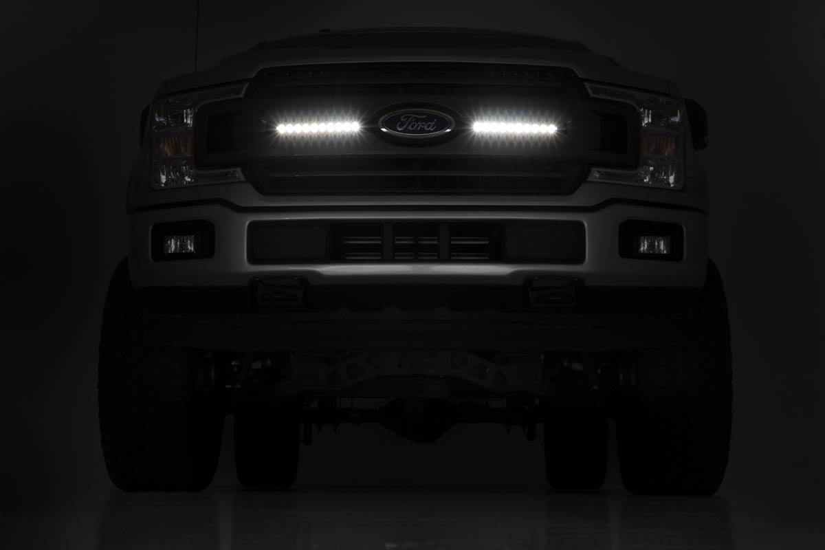 FORD DUAL 10IN LED GRILLE KIT (18-20 F-150 XLT)