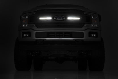 FORD DUAL 10IN LED GRILLE KIT (18-20 F-150 XLT)