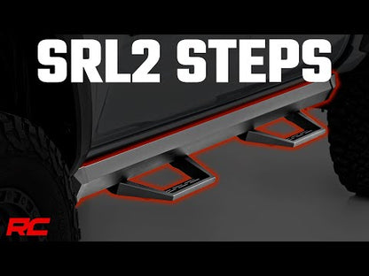 SR2 ADJUSTABLE ALUMINUM STEPS DOUBLE CAB | TOYOTA TACOMA 2WD/4WD (05-23)