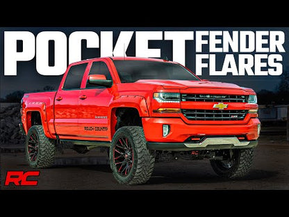 POCKET FENDER FLARES GMC SIERRA 2500 HD (20-25)/SIERRA 3500 HD (20-25)