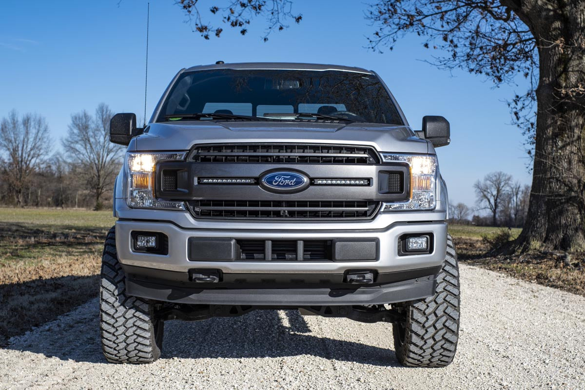 FORD DUAL 10IN LED GRILLE KIT (18-20 F-150 XLT)