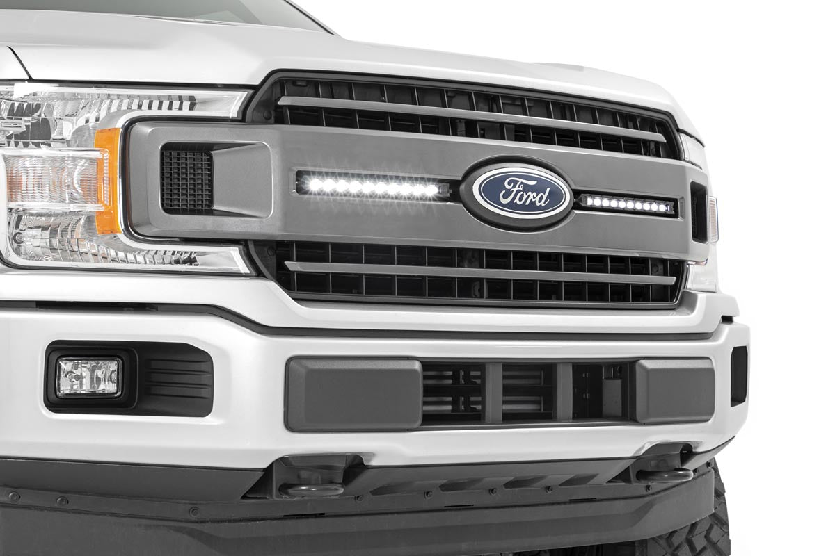 FORD DUAL 10IN LED GRILLE KIT (18-20 F-150 XLT)