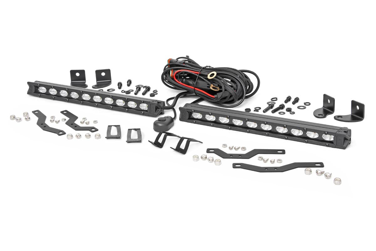 FORD DUAL 10IN LED GRILLE KIT (18-20 F-150 XLT)