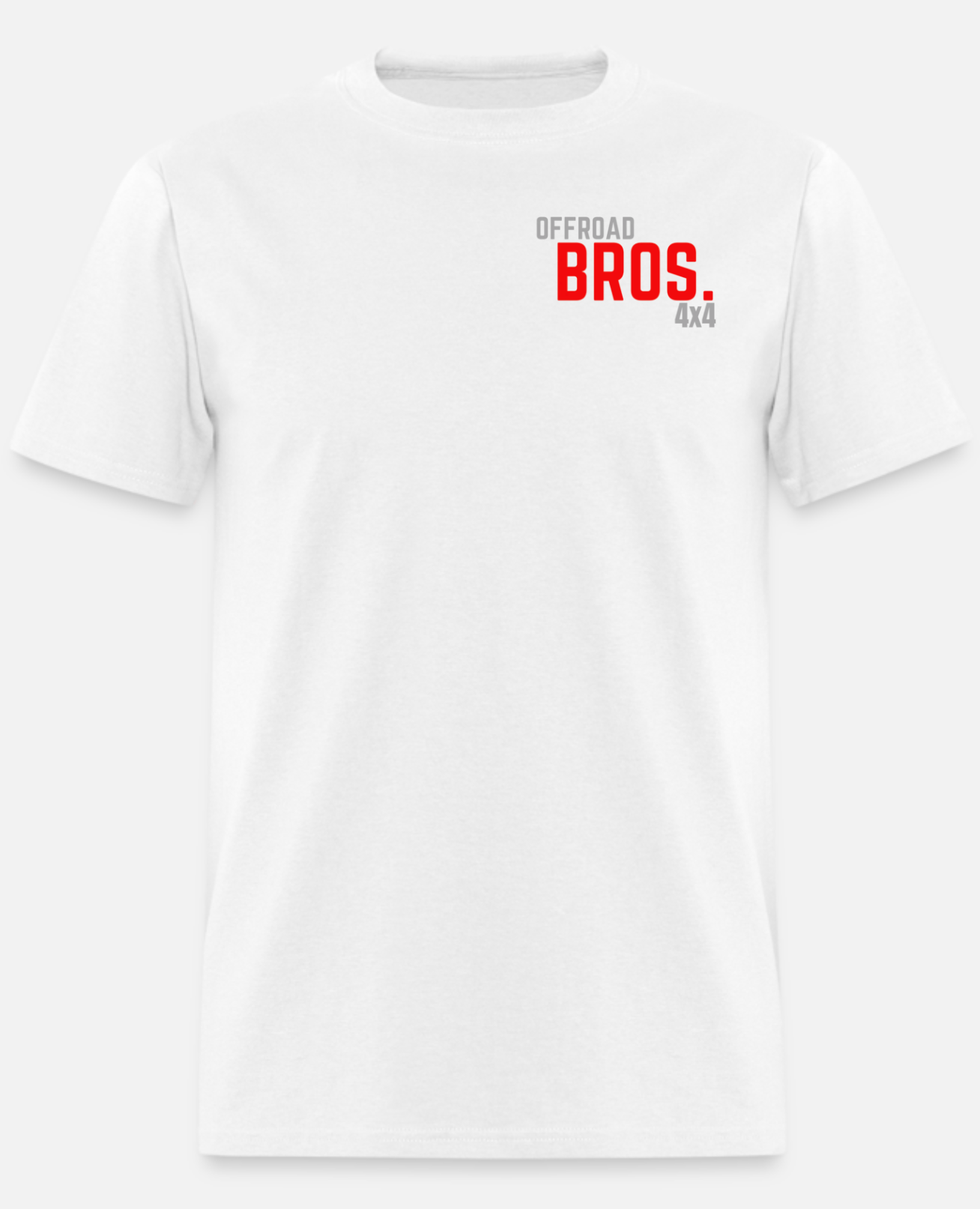 WHITE T-SHIRT #1 BY OFFROAD BROS. 4X4