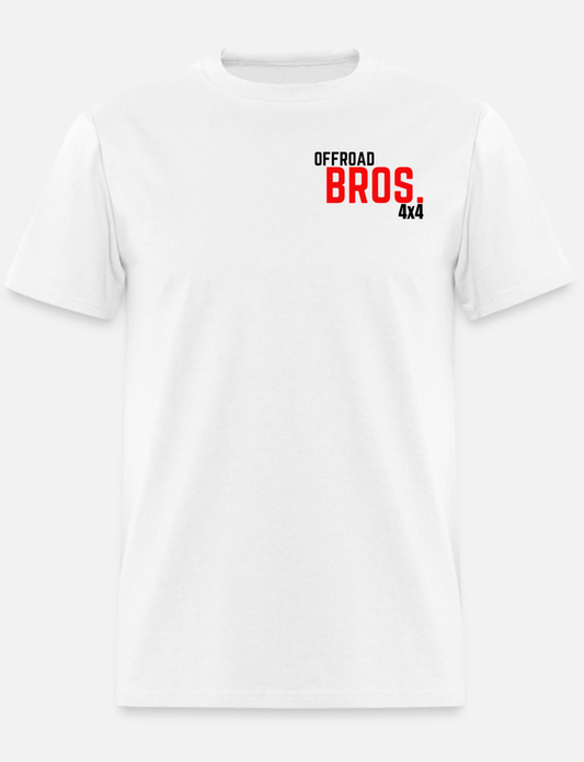 WHITE T-SHIRT #2 BY OFFROAD BROS. 4X4