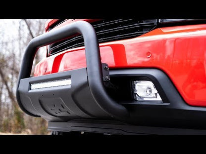 BLACK LED BULL BAR CHEVY SILVERADO 1500 2WD/4WD (2019-2022)