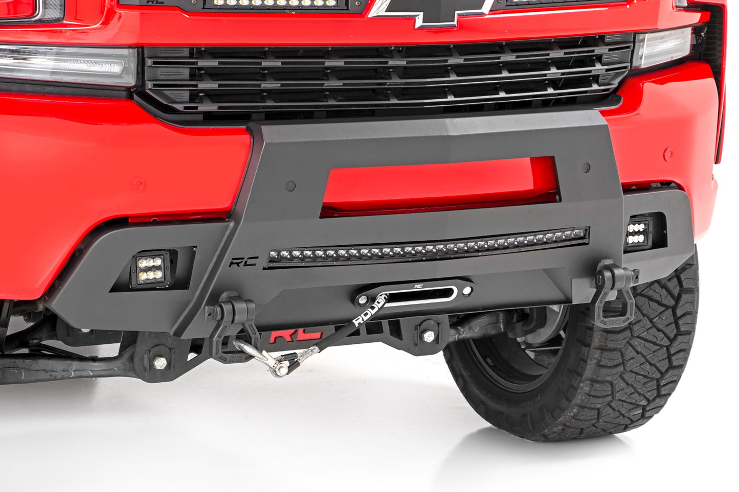 HIDDEN WINCH BUMPER CHEVY SILVERADO 1500 2WD/4WD (2019-2022)