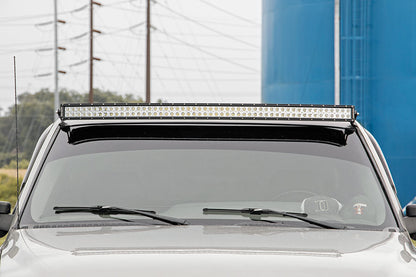 LED LIGHT MOUNT UPPER WINDSHIELD | 50" CURVED | CHEVY/GMC SUV 1500 (15-20)